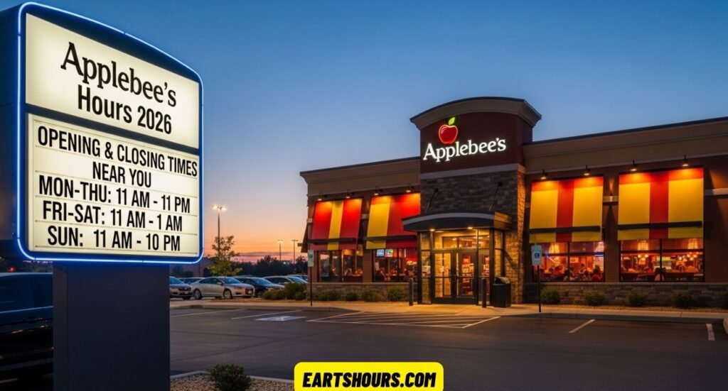 Applebee’s Hours 2026: Opening & Closing Times Near You