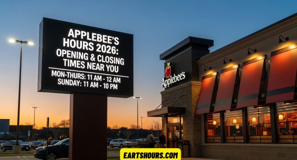 Applebee’s Hours 2026: Opening & Closing Times Near You
