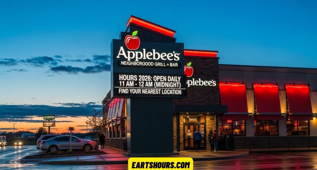 Applebee’s Hours 2026: Opening & Closing Times Near You