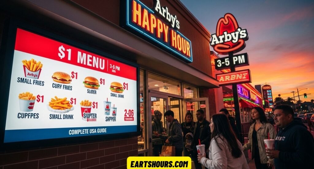 Arby’s Happy Hour 2026 $1 Men