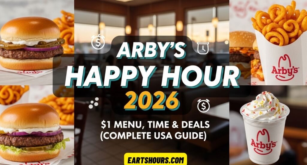 Arby’s Happy Hour 2026 $1 Men