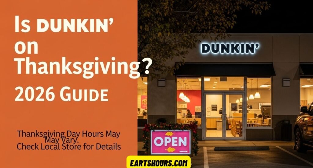 Is Dunkin Open on Thanksgiving
