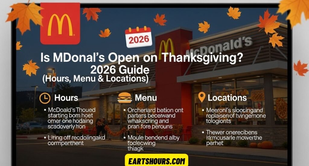 Is McDonald’s Open on Thanksgiving