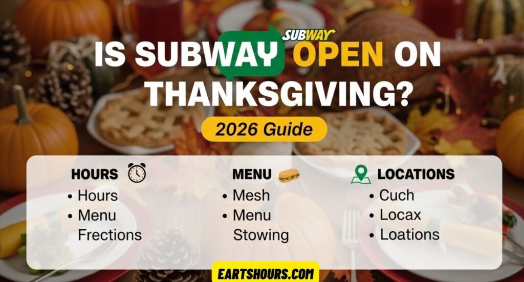 Is Subway Open on ThanksgivingIs Subway Open on Thanksgiving