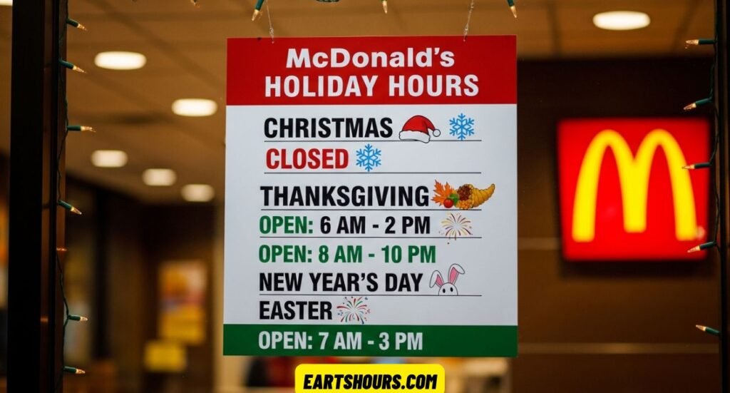 McDonald’s Holiday Hours Christmas, Thanksgiving & More