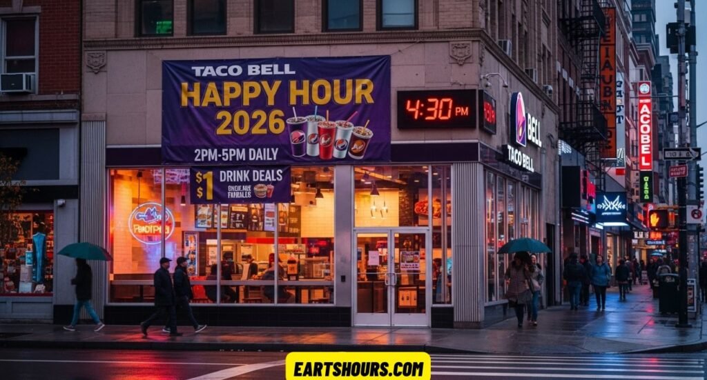 Taco Bell Happy Hour 2026 – Time & $1 Drink Deals