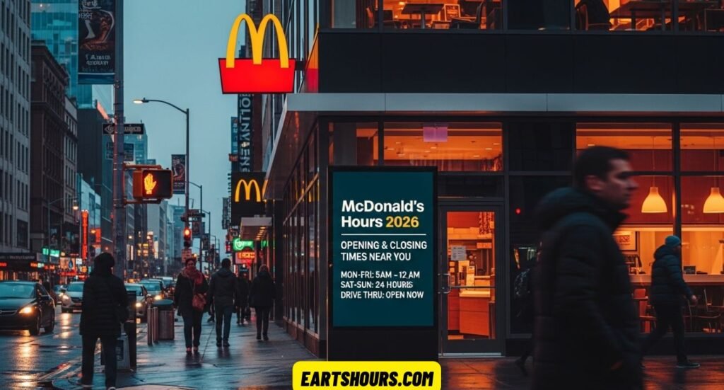 McDonald’s Hours 2026: Opening & Closing Times Near You