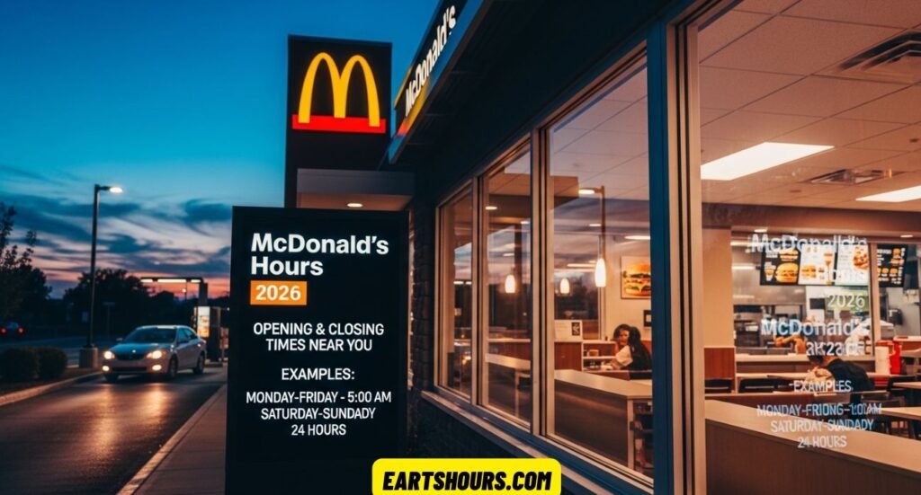 McDonald’s Hours 2026: Opening & Closing Times Near You
