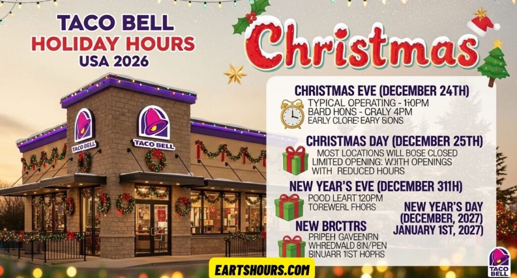 Taco Bell Holiday Hours USA