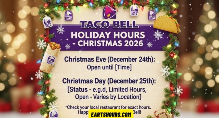 Taco Bell Holiday Hours USA